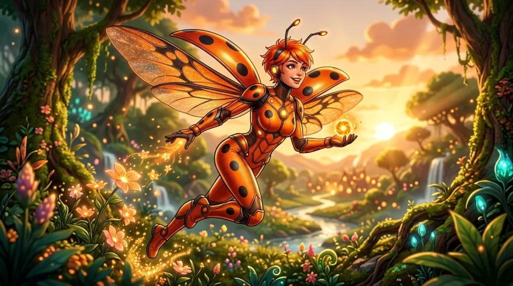orange ladybug meaning