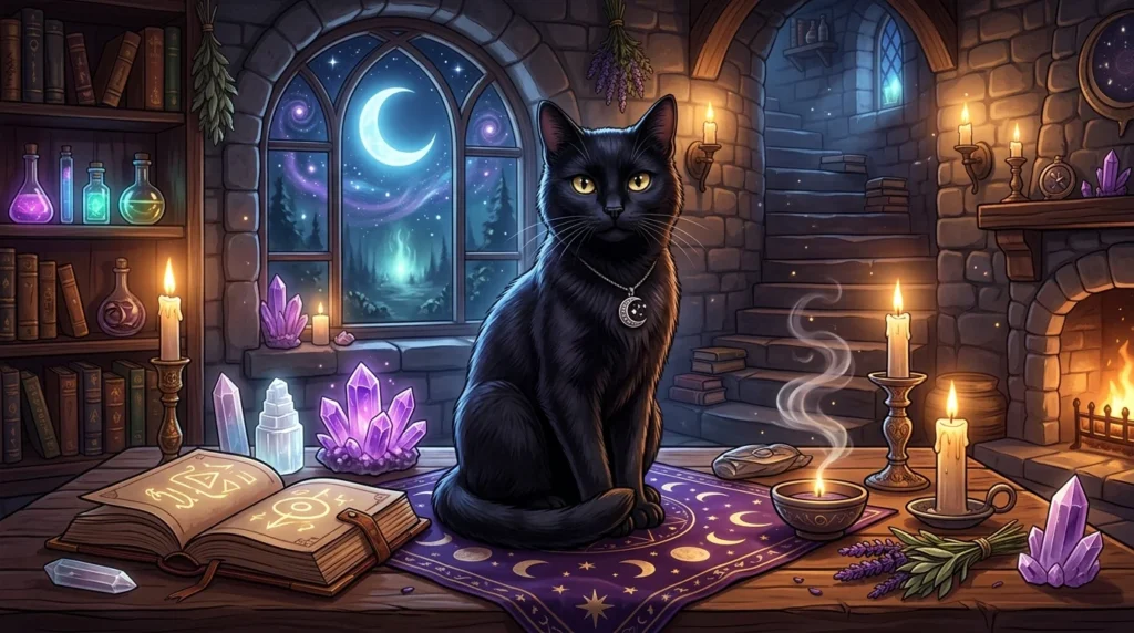 black cat spiritual meaning
